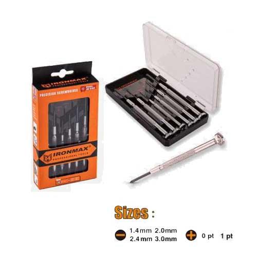 پیچ گوشتی ساعتی ۶ عددی آیرون مکس مدل IM-S102